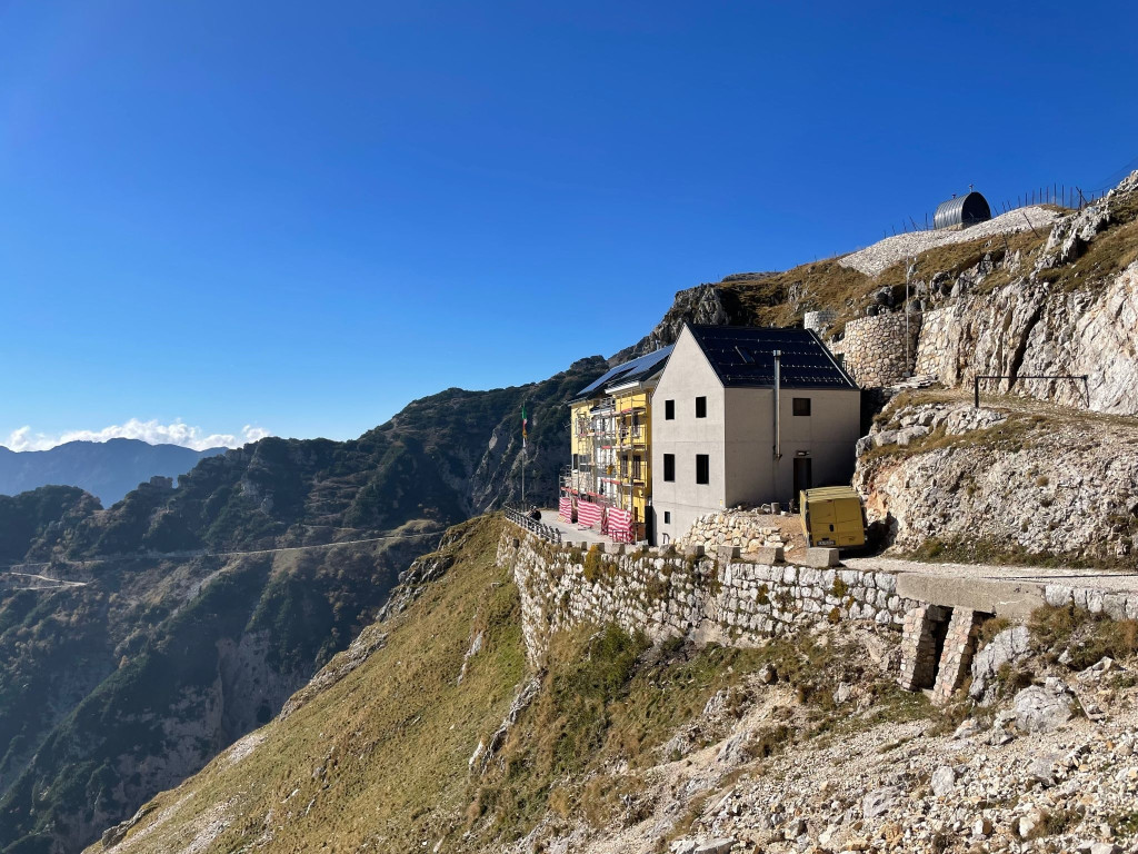 Finalmente il rifugio "Gen. Achille Papa"